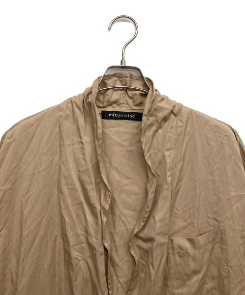 mizuiro-ind（ミズイロインド）mizuiro-ind (ミズイロインド) コート ベージュ サイズ:記載無の古着・服飾アイテム