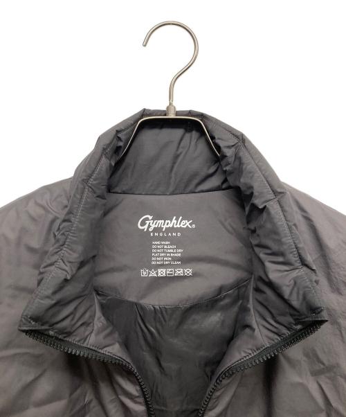 Gymphlex（ジムフレックス）Gymphlex (ジムフレックス) ポリエステルタフタ スタンドカラージャケット ブラウン サイズ:Lの古着・服飾アイテム