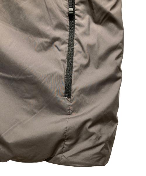 Gymphlex（ジムフレックス）Gymphlex (ジムフレックス) ポリエステルタフタ スタンドカラージャケット ブラウン サイズ:Lの古着・服飾アイテム