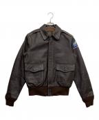 MORGAN MEMPHIS BELLEモーガン メンフィス ベル）の古着「A-2TYPE ホースレザージャケット」｜ブラウン