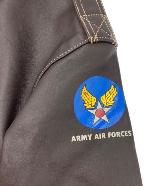 MORGAN MEMPHIS BELLE（モーガン メンフィス ベル）MORGAN MEMPHIS BELLE (モーガン メンフィス ベル) A-2TYPE ホースレザージャケット ブラウン サイズ:36の古着・服飾アイテム
