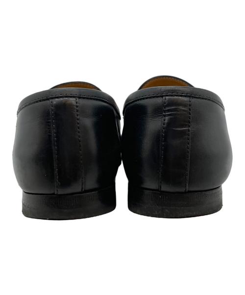 GUCCI（グッチ）GUCCI (グッチ) ヨルダーン ホースビット ローファー ブラック サイズ:38の古着・服飾アイテム