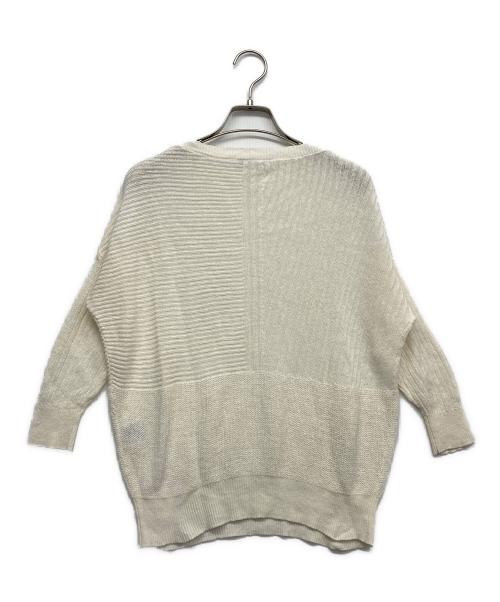 theory luxe（セオリーリュクス）theory luxe (セオリーリュクス) リネン混ニット ホワイト サイズ:38の古着・服飾アイテム