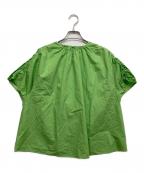 BALLSEYボールジィ）の古着「半袖ブラウス」｜グリーン