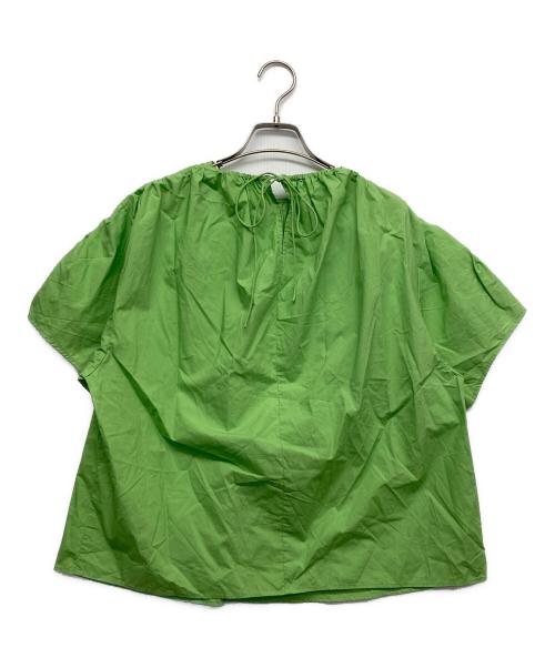 BALLSEY（ボールジィ）BALLSEY (ボールジィ) 半袖ブラウス グリーン サイズ:36の古着・服飾アイテム