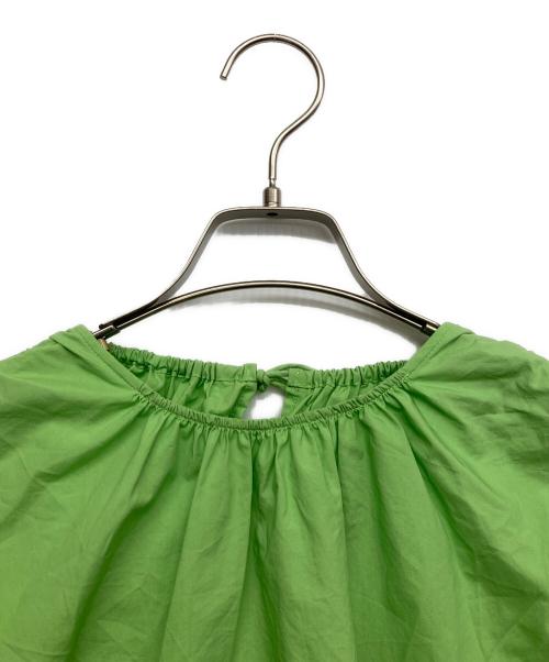 BALLSEY（ボールジィ）BALLSEY (ボールジィ) 半袖ブラウス グリーン サイズ:36の古着・服飾アイテム