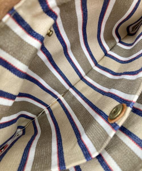 IL BISONTE（イル ビゾンテ）IL BISONTE (イル ビゾンテ) ラフィアショルダーバッグ ベージュの古着・服飾アイテム