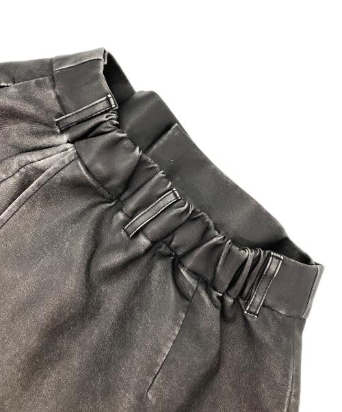 HARE（ハレ）HARE (ハレ) フェイクレザースカート ブラック サイズ:Fの古着・服飾アイテム