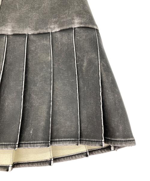 HARE（ハレ）HARE (ハレ) フェイクレザースカート ブラック サイズ:Fの古着・服飾アイテム