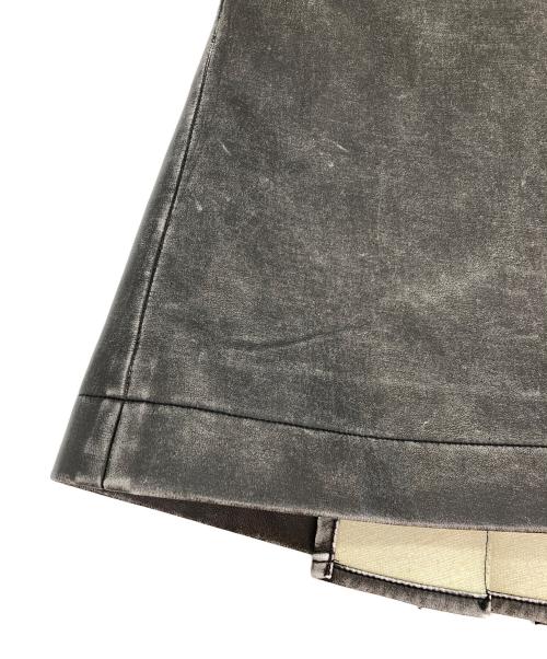 HARE（ハレ）HARE (ハレ) フェイクレザースカート ブラック サイズ:Fの古着・服飾アイテム