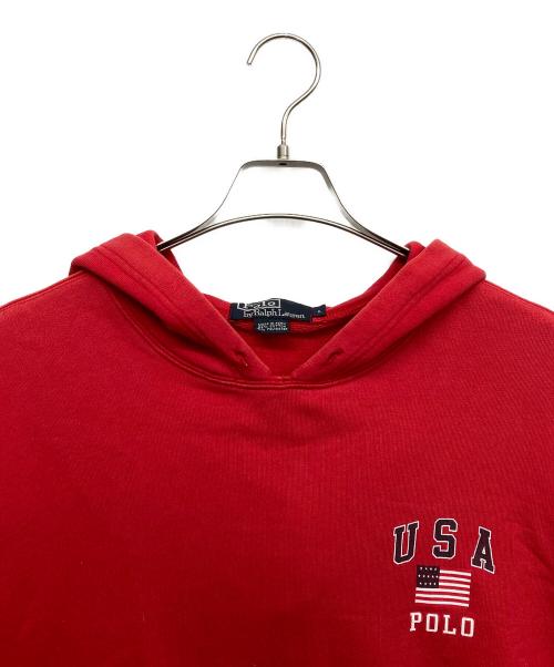 POLO RALPH LAUREN（ポロ・ラルフローレン）POLO RALPH LAUREN (ポロ・ラルフローレン) パーカー レッド サイズ:Lの古着・服飾アイテム