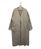 JOURNAL STANDARDジャーナルスタンダード）の古着「リネンライクツイルコート」｜ベージュ