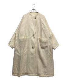 Louren（ローレン）の古着「mohair shaggy long coat」｜アイボリー