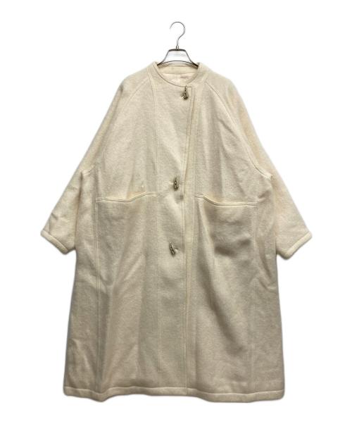 Louren（ローレン）louren (ローレン) mohair shaggy long coat アイボリー サイズ:Fの古着・服飾アイテム