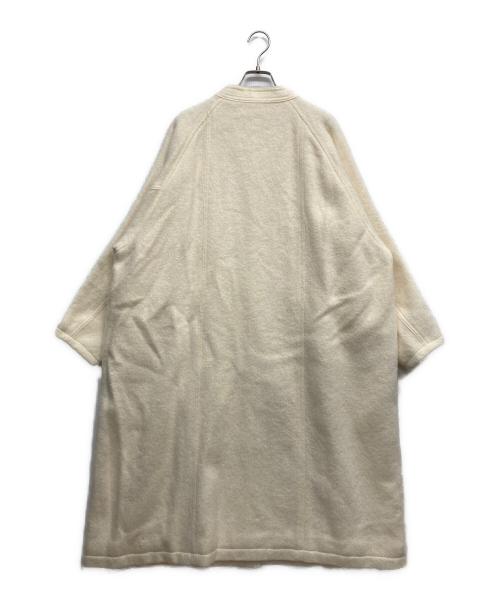 Louren（ローレン）louren (ローレン) mohair shaggy long coat アイボリー サイズ:Fの古着・服飾アイテム