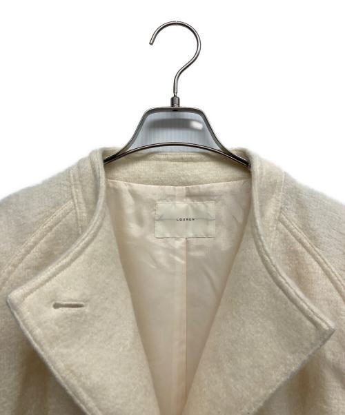 Louren（ローレン）louren (ローレン) mohair shaggy long coat アイボリー サイズ:Fの古着・服飾アイテム