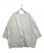 BEAUTY&YOUTHビューティーアンドユース）の古着「コットンミラノリブ ワイド カーディガン」｜ホワイト