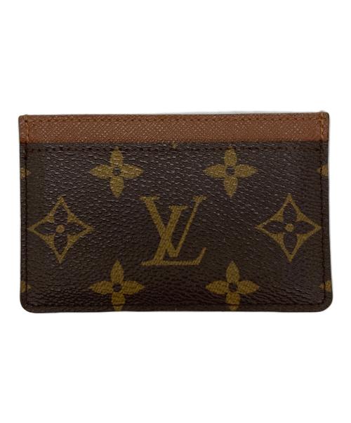 LOUIS VUITTON（ルイ ヴィトン）LOUIS VUITTON (ルイ ヴィトン) 名刺入れ ブラウンの古着・服飾アイテム