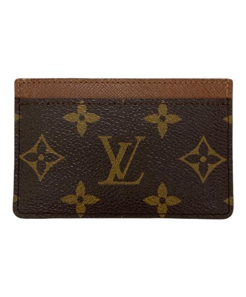 LOUIS VUITTON（ルイ ヴィトン）LOUIS VUITTON (ルイ ヴィトン) 名刺入れ ブラウンの古着・服飾アイテム