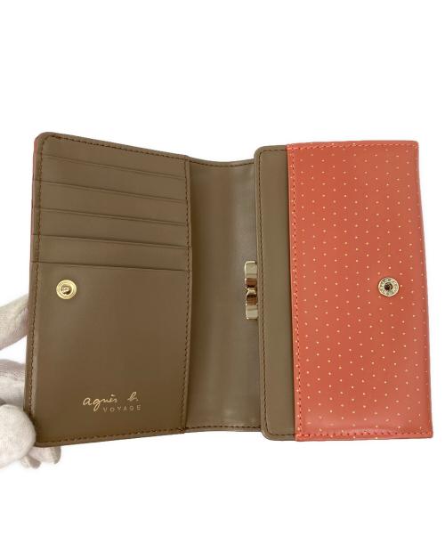 agnes b voyage（アニエスベーボヤージュ）agnes b voyage (アニエスベーボヤージュ) 2つ折り財布 ピンクの古着・服飾アイテム