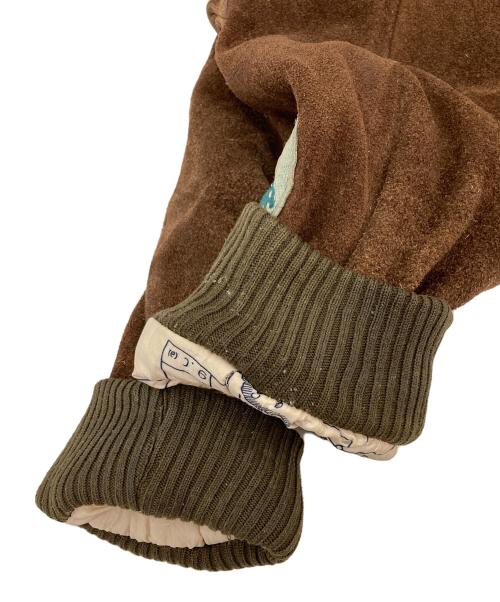 HOUSTON（ヒューストン）HOUSTON (ヒューストン) CWU45レザーフライトジャケット ブラウン サイズ:38の古着・服飾アイテム