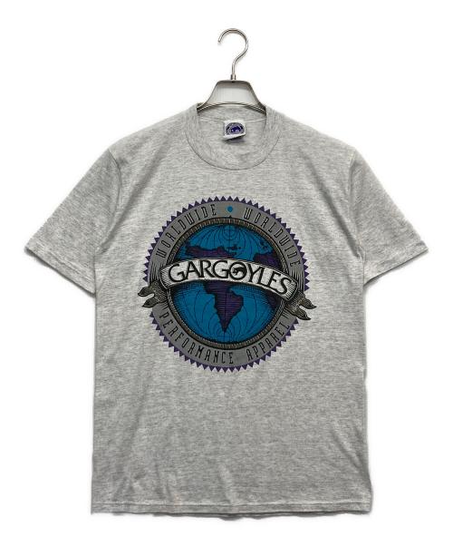 GARGOYLES（ガーゴイルズ）GARGOYLES (ガーゴイルズ) プリントTシャツ グレー サイズ:Lの古着・服飾アイテム