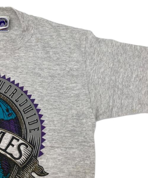 GARGOYLES（ガーゴイルズ）GARGOYLES (ガーゴイルズ) プリントTシャツ グレー サイズ:Lの古着・服飾アイテム