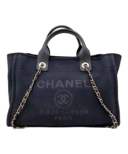 CHANEL（シャネル）CHANEL (シャネル) ドーヴィルMM ブラックの古着・服飾アイテム