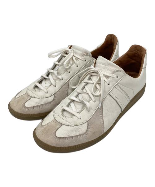 reproduction of found（リプロダクションオブファウンド）reproduction of found (リプロダクションオブファウンド) ジャーマン ミリタリートレーナー ホワイト サイズ:43の古着・服飾アイテム