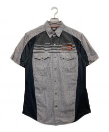 HARLEY-DAVIDSON（ハーレーダビッドソン）の古着「ワークシャツ」｜グレー