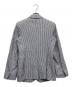 Weekend Max Mara (ウィークエンド マックスマーラ) リネン混ストライプテーラードジャケット ブルー サイズ:36：7000円