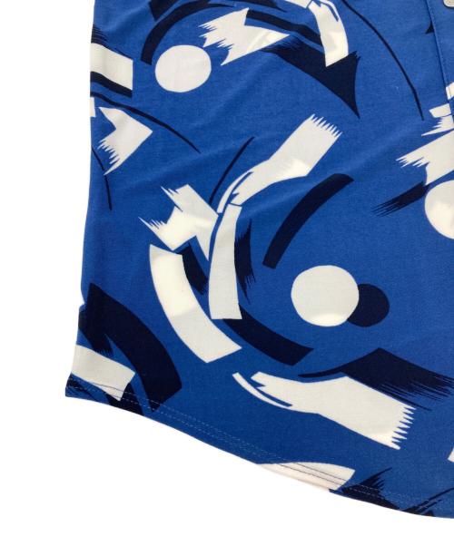 LAUREN RALPH LAUREN（ローレンラルフローレン）LAUREN RALPH LAUREN (ローレンラルフローレン) 総柄シャツ ブルー サイズ:XSの古着・服飾アイテム