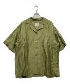 la peau de gemラポドゥジェム）の古着「半袖シャツ」｜グリーン