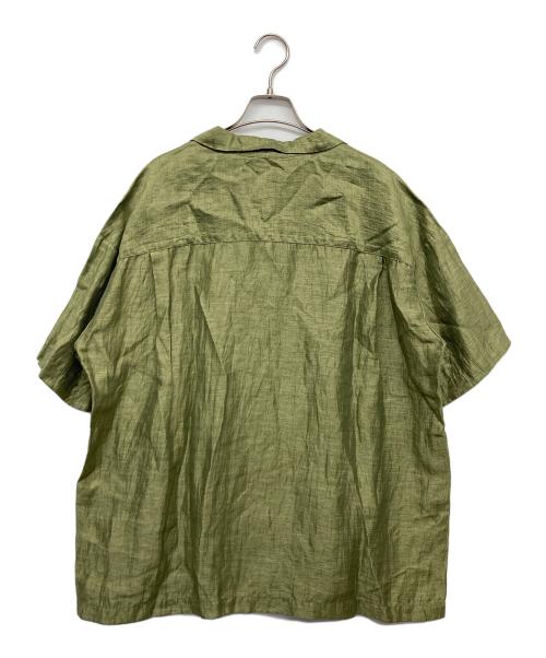 la peau de gem（ラポドゥジェム）la peau de gem (ラポドゥジェム) 半袖シャツ グリーン サイズ:Mの古着・服飾アイテム