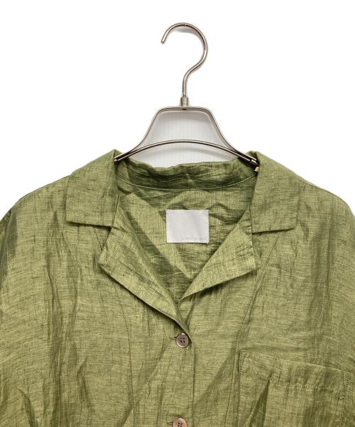 la peau de gem（ラポドゥジェム）la peau de gem (ラポドゥジェム) 半袖シャツ グリーン サイズ:Mの古着・服飾アイテム