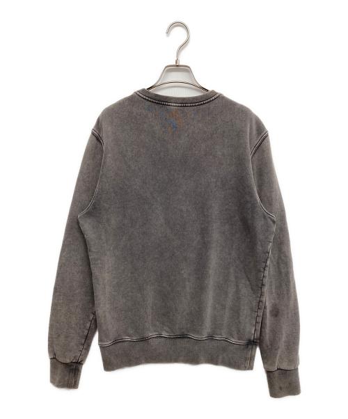 HYDROGEN（ハイドロゲン）HYDROGEN (ハイドロゲン) クルーネックスウェット グレー サイズ:Mの古着・服飾アイテム