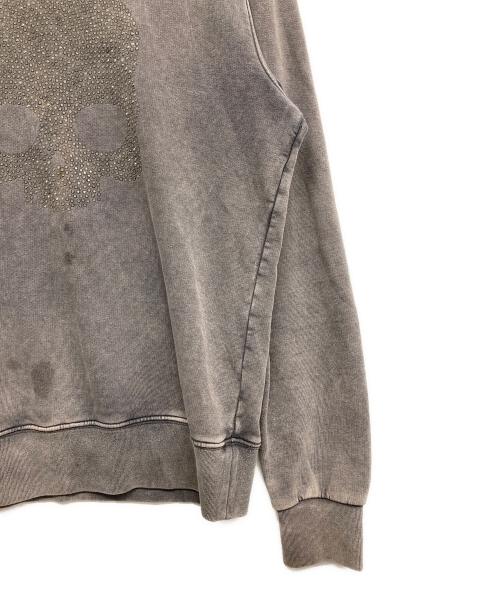 HYDROGEN（ハイドロゲン）HYDROGEN (ハイドロゲン) クルーネックスウェット グレー サイズ:Mの古着・服飾アイテム