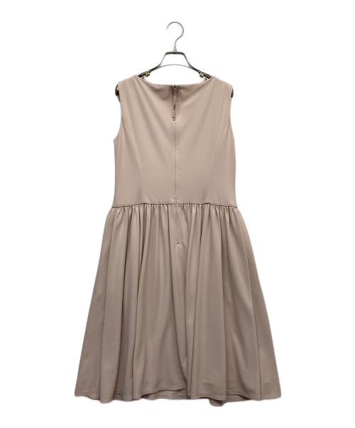 FOXEY NEWYORK（フォクシーニューヨーク）FOXEY NEWYORK (フォクシーニューヨーク) ノースリーブワンピース ピンク サイズ:42の古着・服飾アイテム