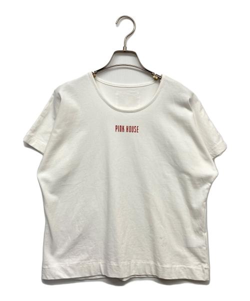 PINK HOUSE（ピンクハウス）PINK HOUSE (ピンクハウス) Tシャツ ホワイト サイズ:記載無の古着・服飾アイテム