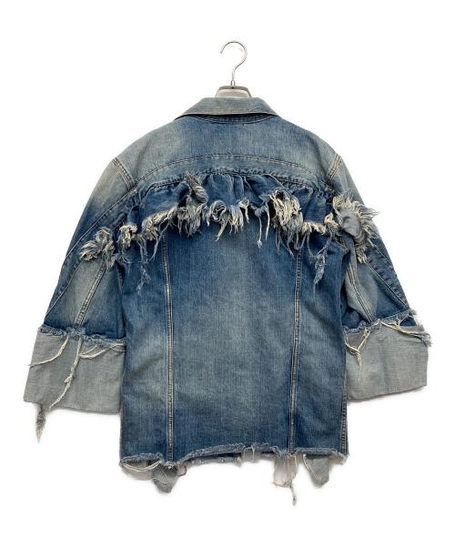 DIESEL（ディーゼル）DIESEL (ディーゼル) ドッキングデニムジャケット インディゴ サイズ:XXSの古着・服飾アイテム