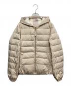 BLUE LABEL CRESTBRIDGEブルーレーベルクレストブリッジ）の古着「リバーシブルダウンジャケット」｜ベージュ