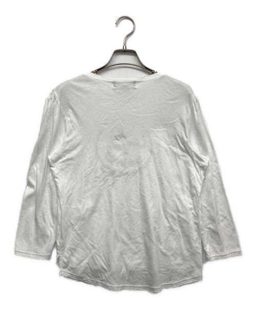 M'S GRACY（エムズグレイシー）M'S GRACY (エムズグレイシー) ビジューカットソー ホワイト サイズ:40の古着・服飾アイテム