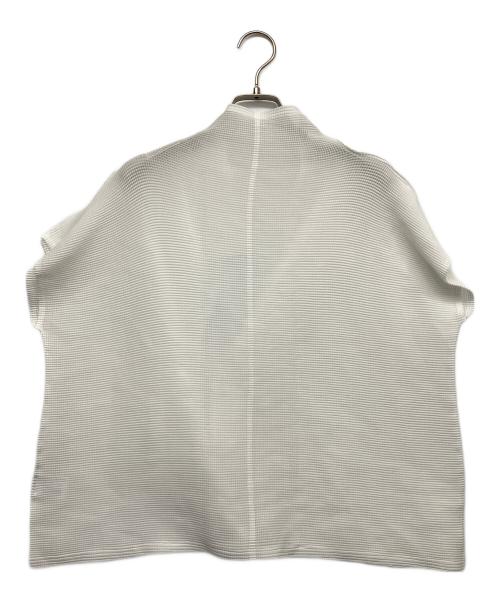 me ISSEY MIYAKE（ミーイッセイ ミヤケ）me ISSEY MIYAKE (ミーイッセイ ミヤケ) プリーツブラウス ホワイト サイズ:FREEの古着・服飾アイテム