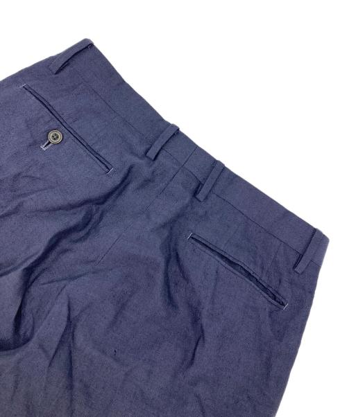 COMOLI（コモリ）COMOLI (コモリ) ウールリネンパンツ ネイビー サイズ:1の古着・服飾アイテム