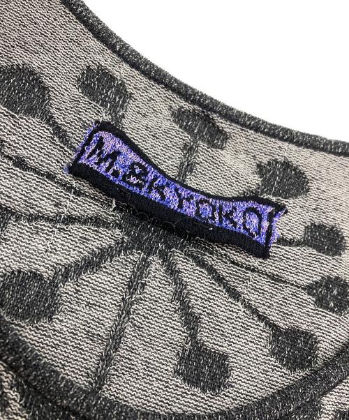 M.&KYOKO（エムアンドキョウコ）M.&KYOKO (エムアンドキョウコ) 総柄ニットワンピース ブラック サイズ:表記なしの古着・服飾アイテム