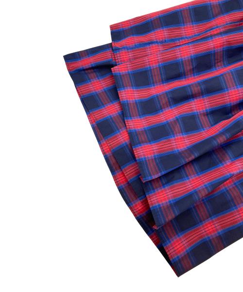 LIBERUS（リベラス）LIBERUS (リベラス) タータンチェックタフタスカート レッド サイズ:FREEの古着・服飾アイテム