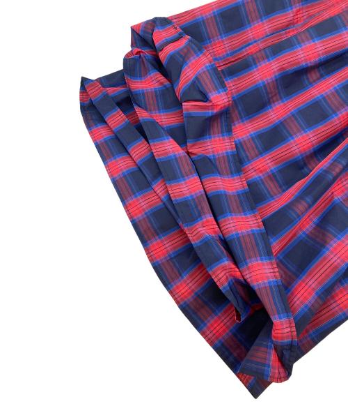 LIBERUS（リベラス）LIBERUS (リベラス) タータンチェックタフタスカート レッド サイズ:FREEの古着・服飾アイテム