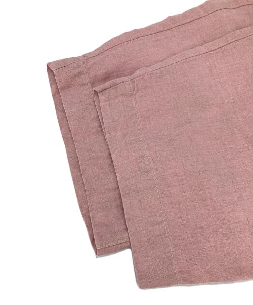 nest Robe（ネストローブ）nest Robe (ネストローブ) ブラックリネン イージーパンツ ピンク サイズ:Fの古着・服飾アイテム