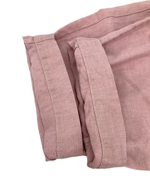 nest Robe（ネストローブ）nest Robe (ネストローブ) ブラックリネン イージーパンツ ピンク サイズ:Fの古着・服飾アイテム