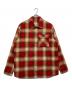 MONCLER（モンクレール）の古着「CAMICIA/長袖チェックシャツ」｜レッド